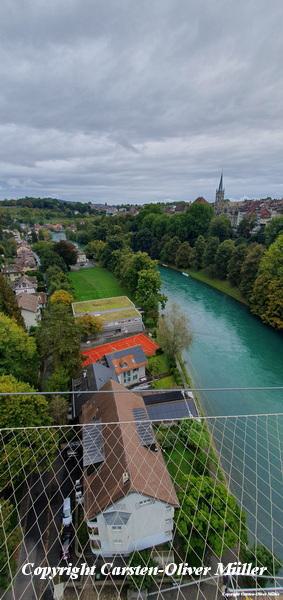 Blick auf Aare von der Kornhausbrücke