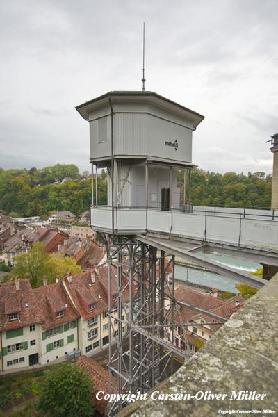 Fahrstuhl an der Matterntreppe