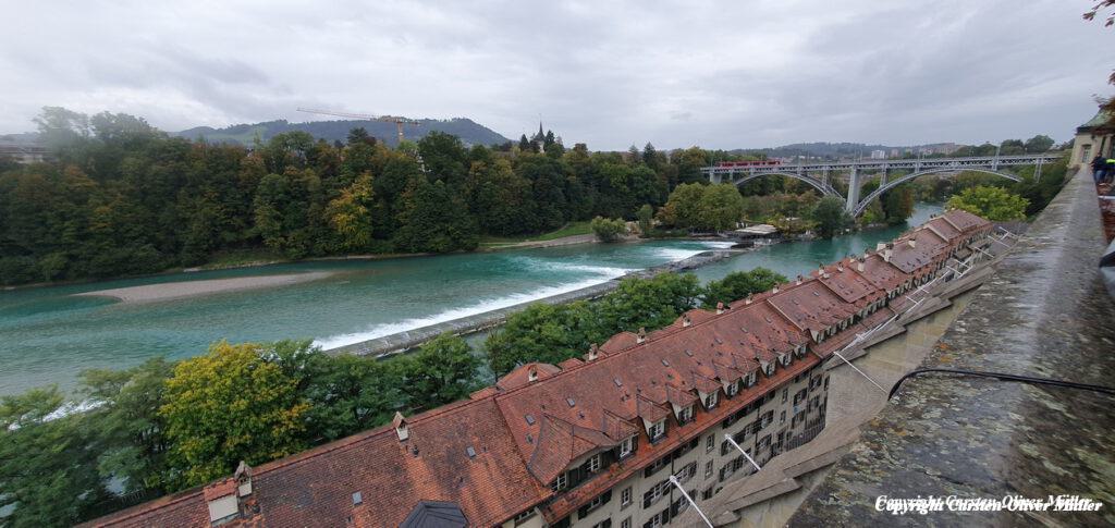 Blick auf die Matteschwelle und Kirchenfeldbrücke