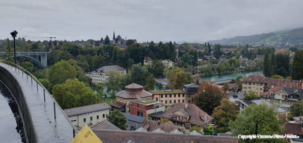 Blick auf das gelbe Quartier