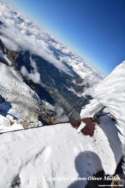 Der Wind formt die Eiszapfen