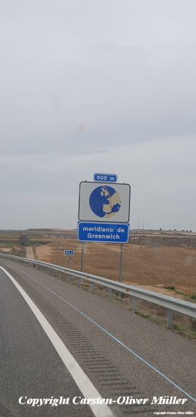 2. Ankündigung Nullmeridian bei Peñalba